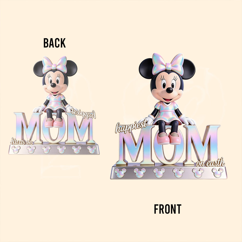 Happiest Mom Nana On Earth Magic - Personalized Mouse Custom Shaped Acrylic Plaque