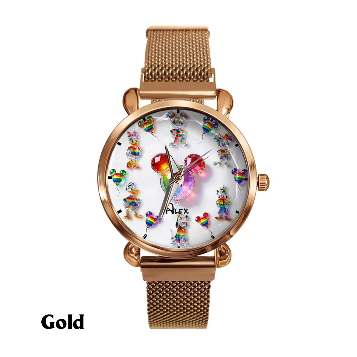 Love Is Love Pride - Personalized LGBT Support Women Hand Watch