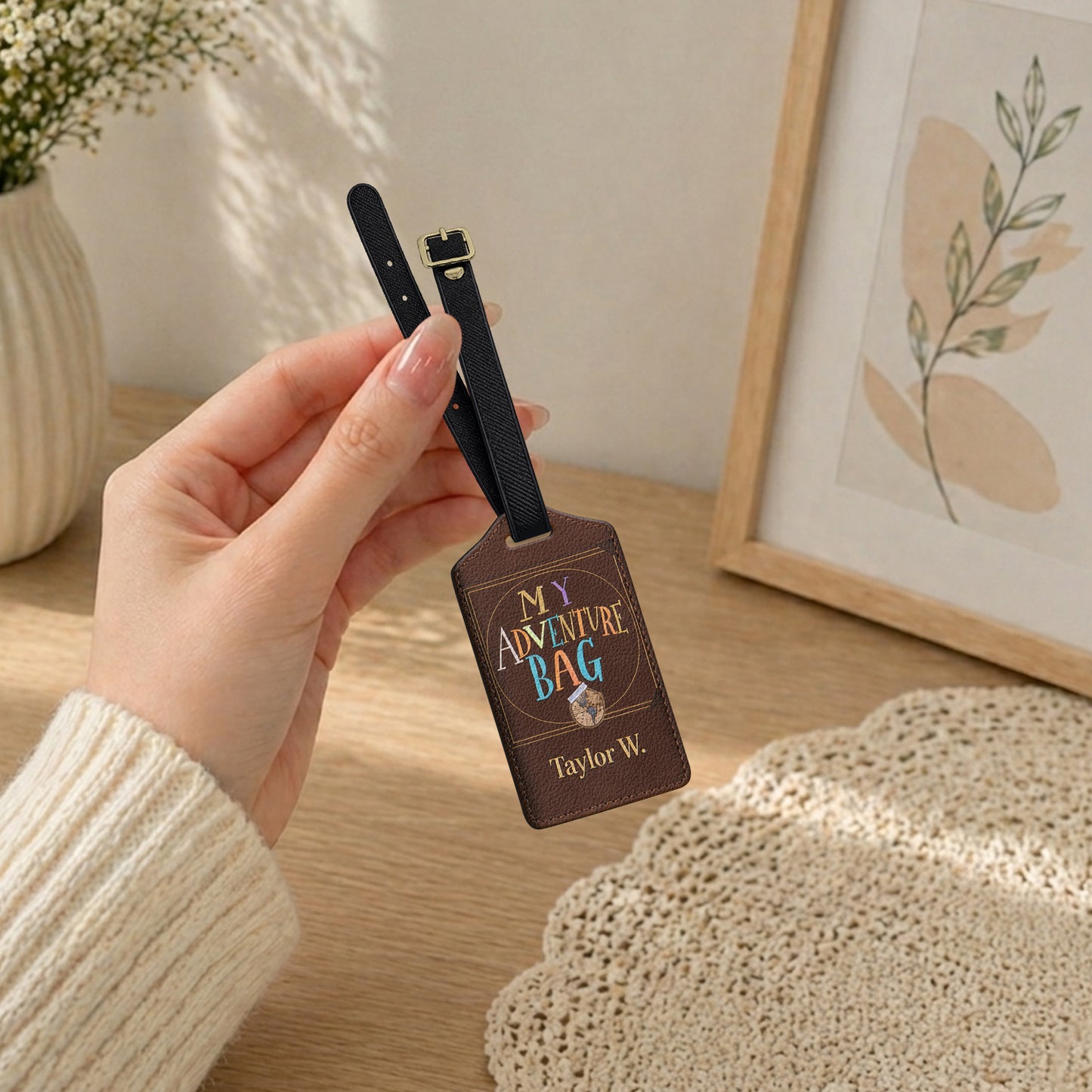 My Adventure Book - Personalized Up Movie Couple Passport Holder & Luggage Tag Set
