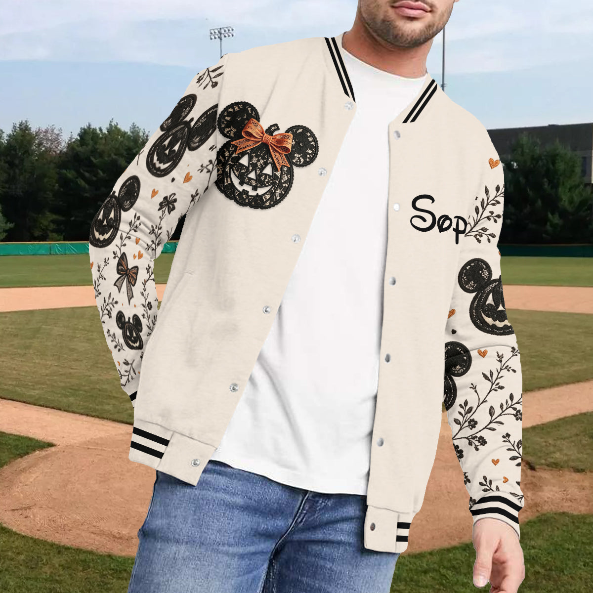 Belive In Magic - Personalized Mouse Varsity Jacket