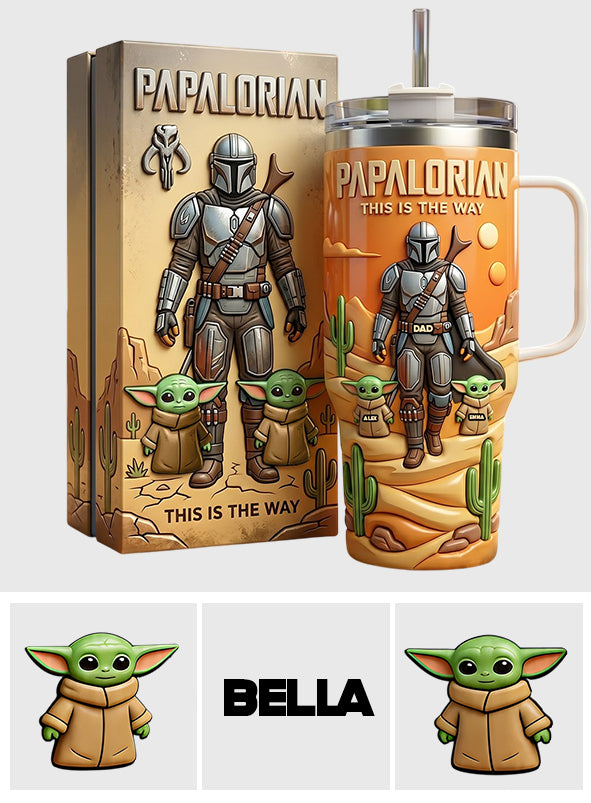 Galaxy Father’s Day - Personalized The Force Tumbler With Handle