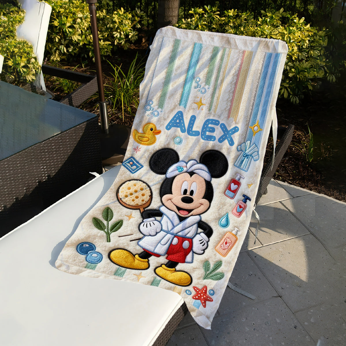 Bathing Time - Personalized Mouse Quick-dry Bathing Towel
