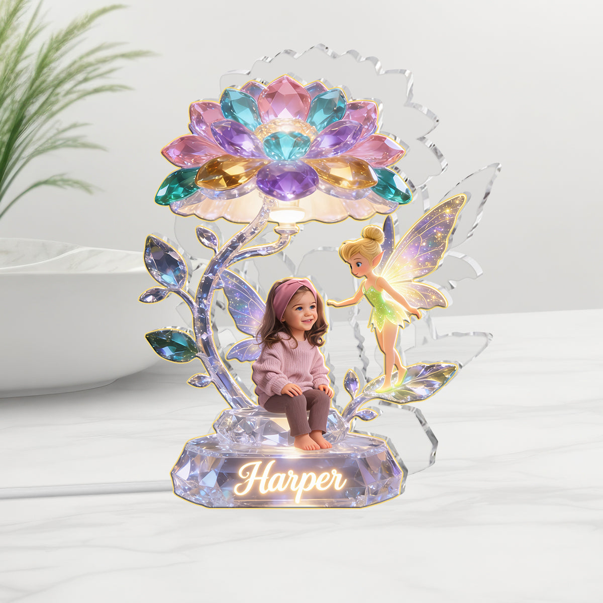 Custom Any Photo - Personalized Kid Acrylic LED Night Light