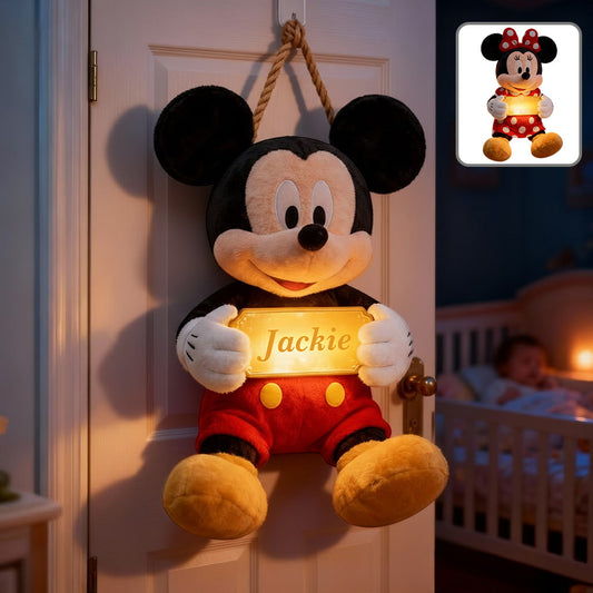 Magical Name Sign Room - Personalized Mouse LED Light Acrylic Sign