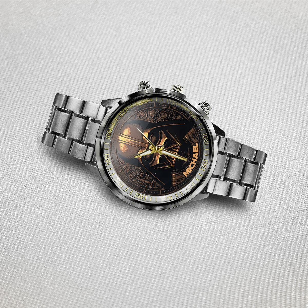 Hello Darkness - Personalized The Force Hand Watch