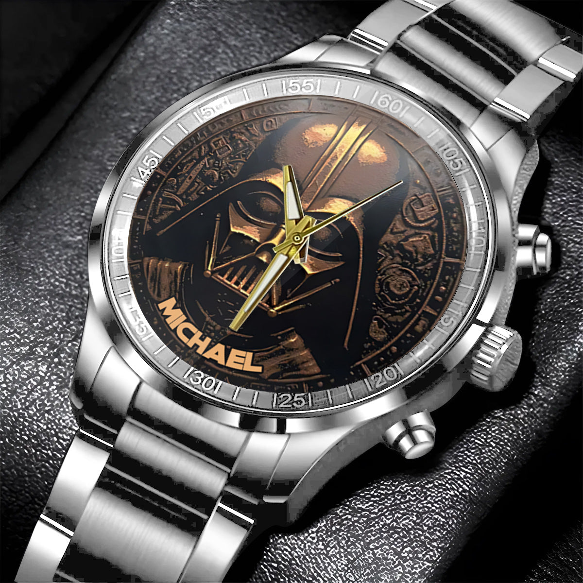 Hello Darkness - Personalized The Force Hand Watch