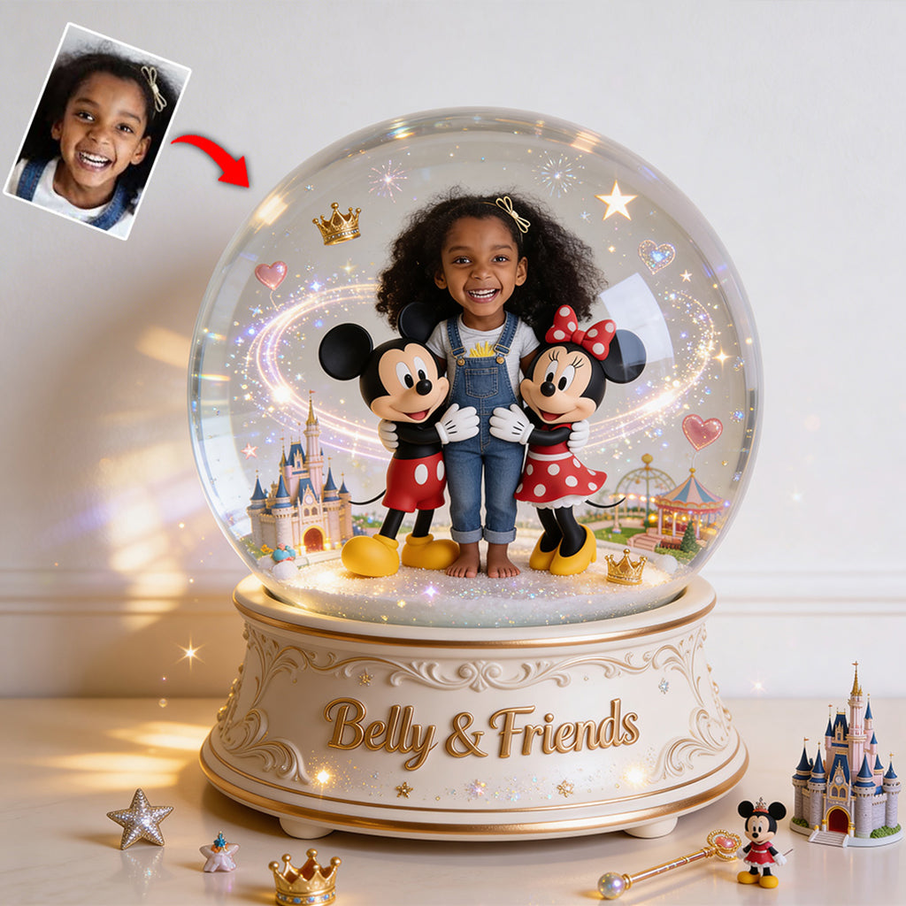 Cartoon Magical Mouse - Personalized Mouse Custom Shaped Acrylic Plaque