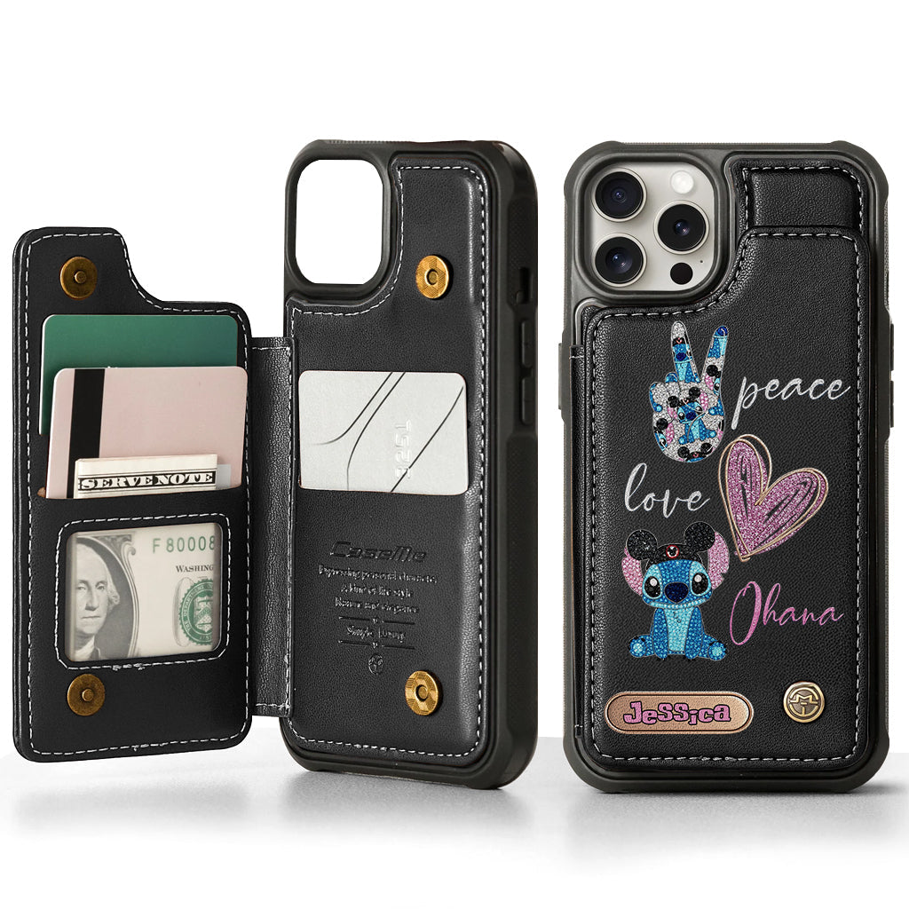 Ohana Means Family - Personalized Ohana Wallet Phone Case