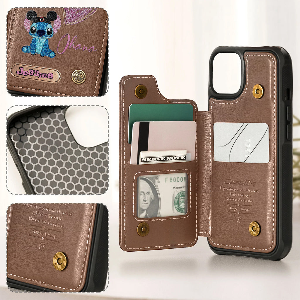 Ohana Means Family - Personalized Ohana Wallet Phone Case