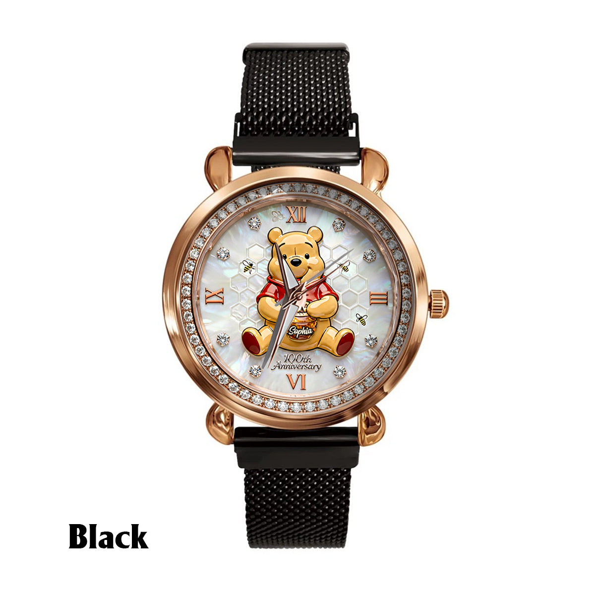 Honey Bear 100th Anniversary - Personalized Yellow Bear Women Hand Watch