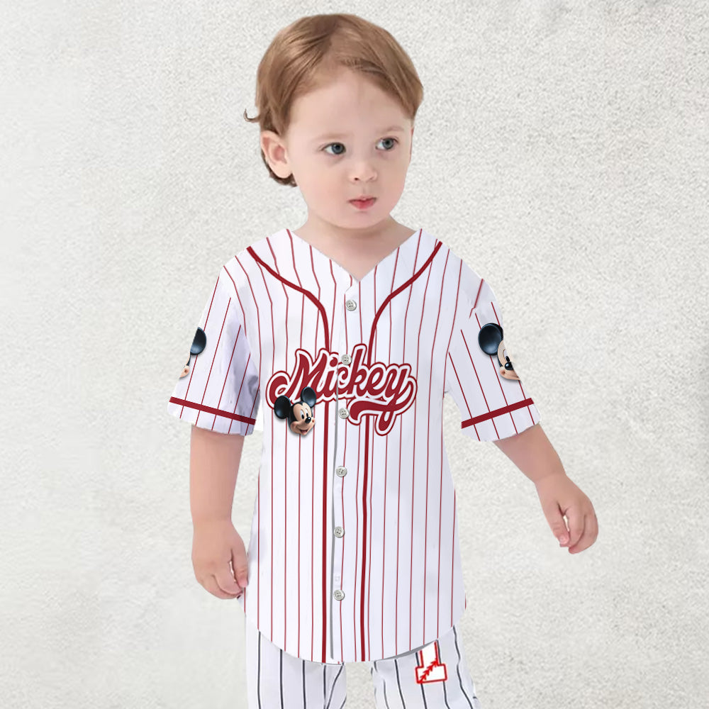 Magical Day - Personalized Mouse Baseball Jersey