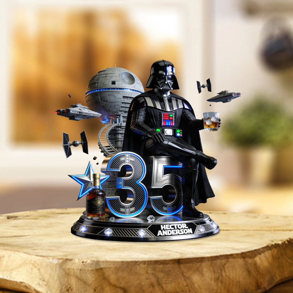 The Force Birthday Gift - Personalized The Force Custom Shaped Acrylic Plaque