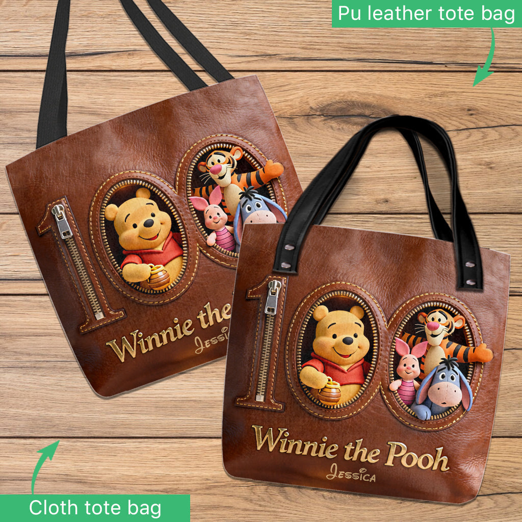 Honey Bear 100th Anniversary - Personalized Yellow Bear Tote Bag