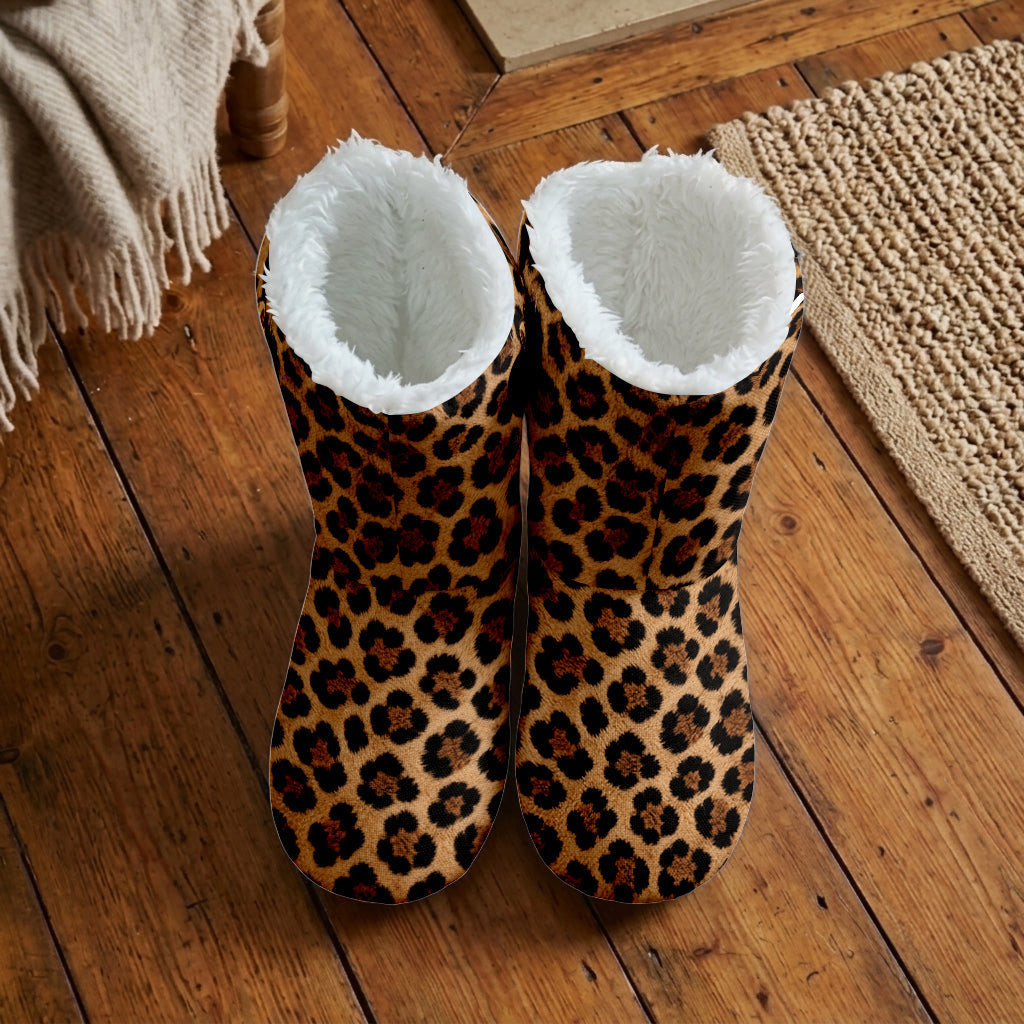 Belive In Magic - Personalized Mouse Faux Fur Boot Slippers