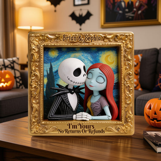 I Love You - Personalized Nightmare 2 Layered Wood Sign / Wood Plaque