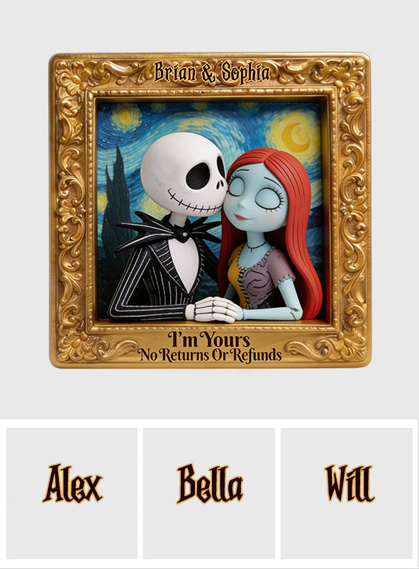 I Love You - Personalized Nightmare 2 Layered Wood Sign / Wood Plaque