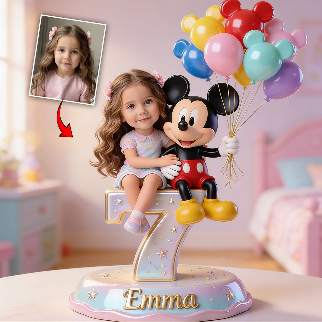 Any Photo Perfect Birthday Gift - Personalized Mouse Custom Shaped Acrylic Plaque
