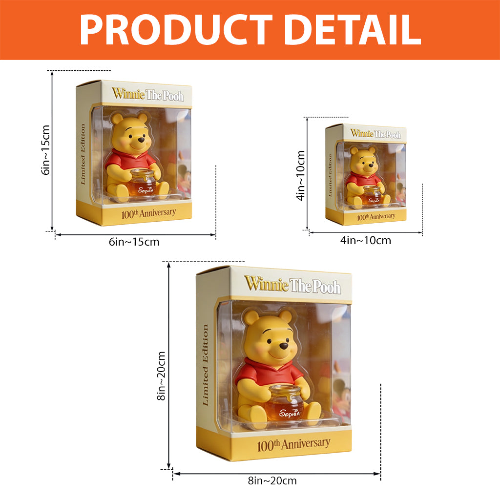 Honey Bear 100th Anniversary - Personalized Yellow Bear Custom Shaped Acrylic Plaque