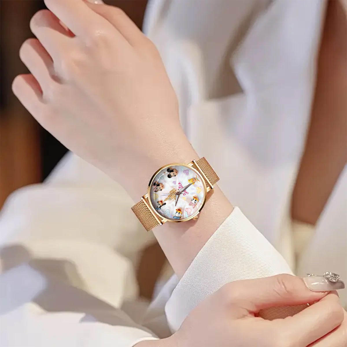 Magic Friends - Personalized Mouse Women Hand Watch