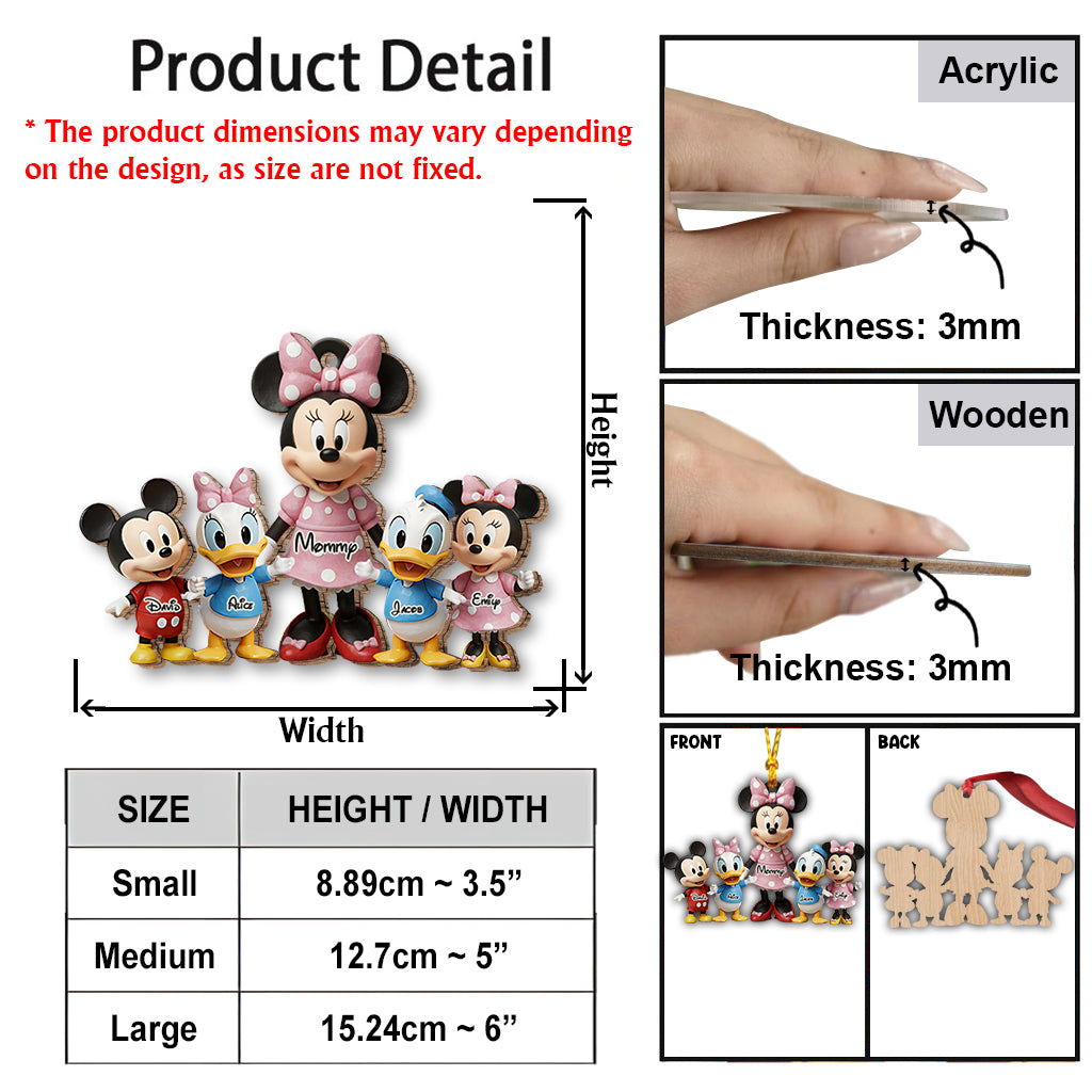 Mama Mouse - Personalized Mouse Ornament