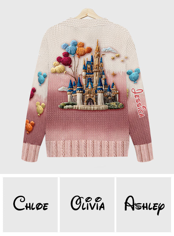 The Magic Castle - Personalized Mouse Cardigan Sweater