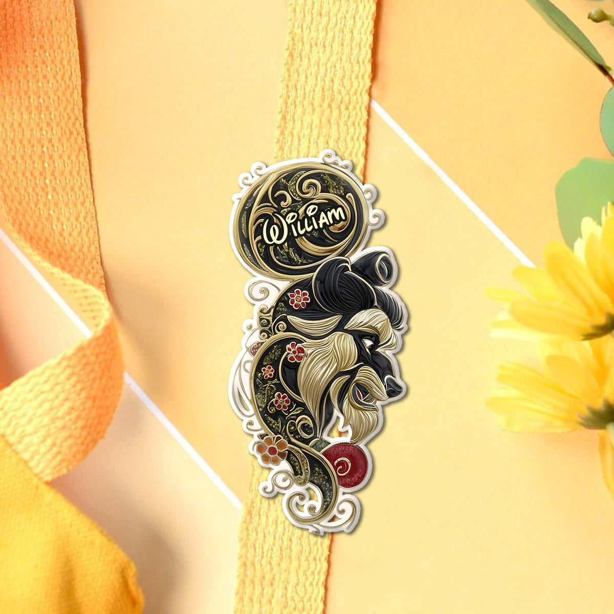 Tale As Old As Time Couple Princess And Beast - Personalized Mouse Pin
