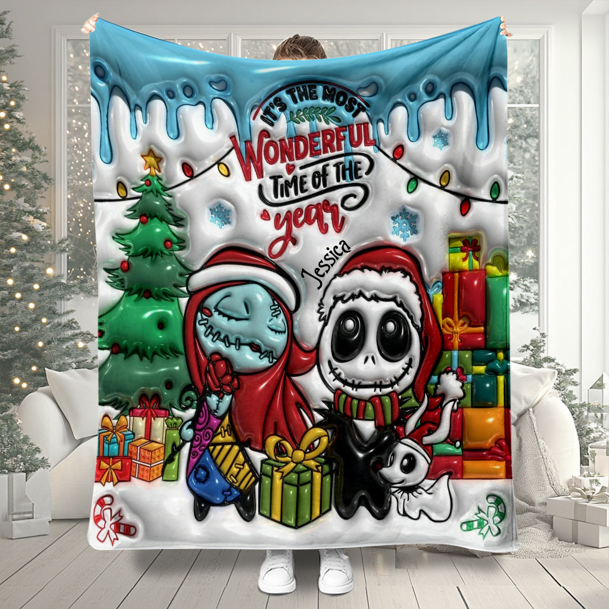Wonderful Time - Personalized Nightmare Blanket