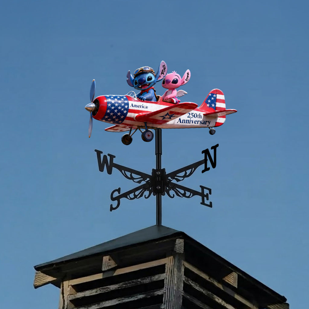 Happy Couple - Personalized Ohana Weather Vane