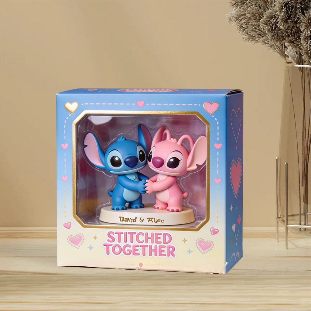 Stitched Together - Personalized Ohana Custom Shaped Acrylic Plaque