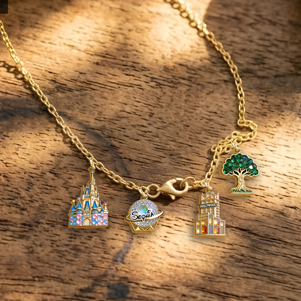 Magical World - Personalized Dream Trip Metal Necklaces With Pendants
