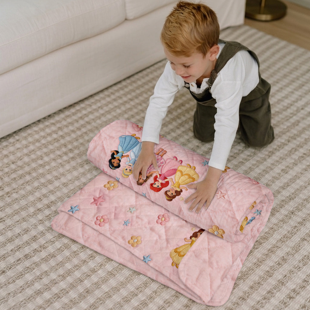 Princess Dream - Personalized Beautiful Princess Nap Mat