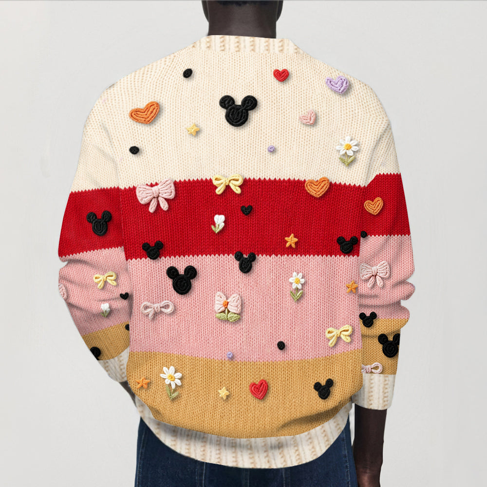 Friends - Personalized Mouse Cardigan Sweater