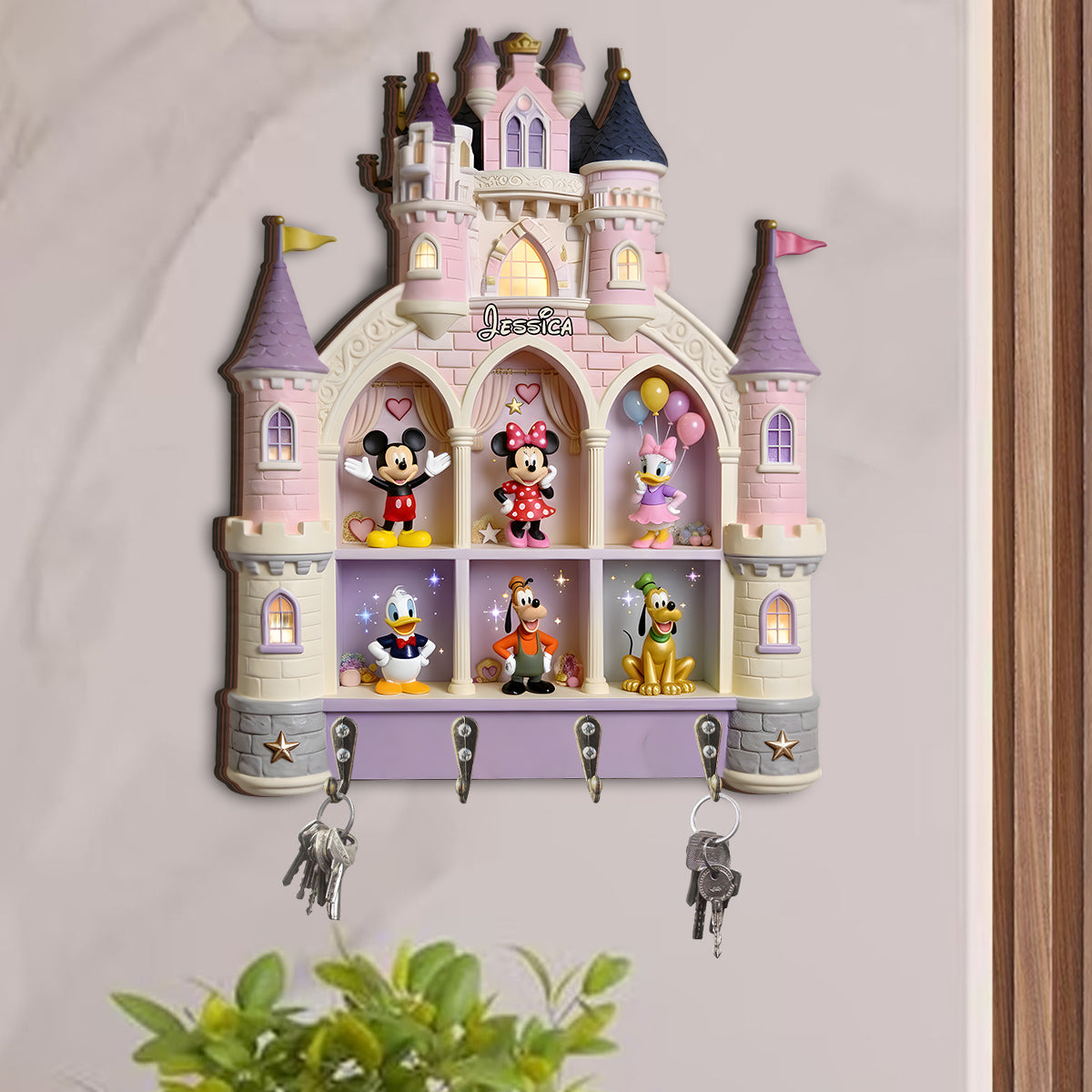 Friends - Personalized Mouse Custom Shaped Hanging Rack