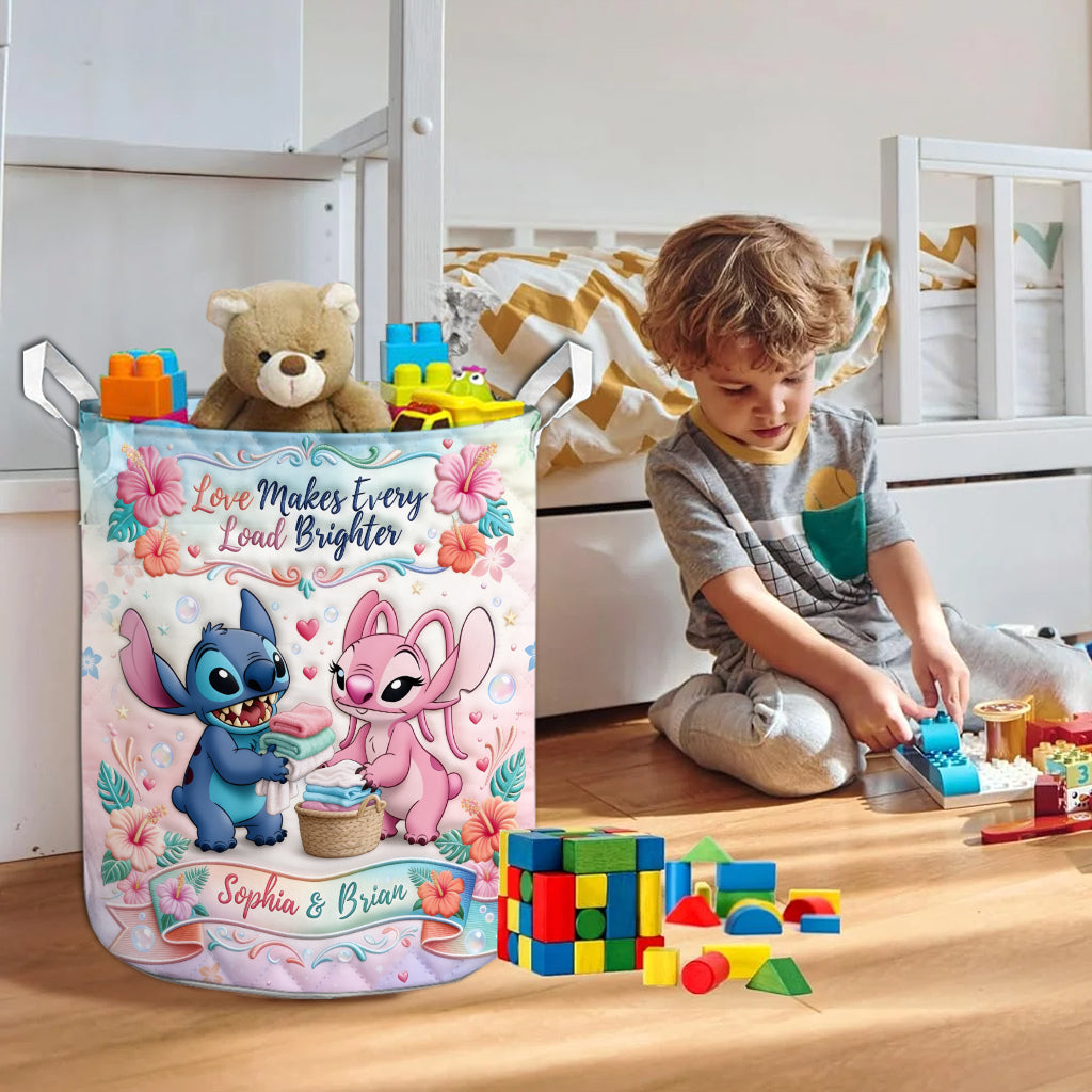 Love Makes Every Load Lighter - Personalized Ohana Storage Basket