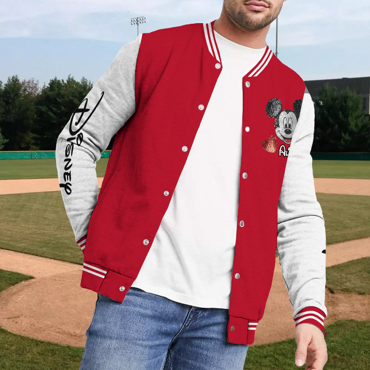 Magic Mouse - Personalized Mouse Varsity Jacket