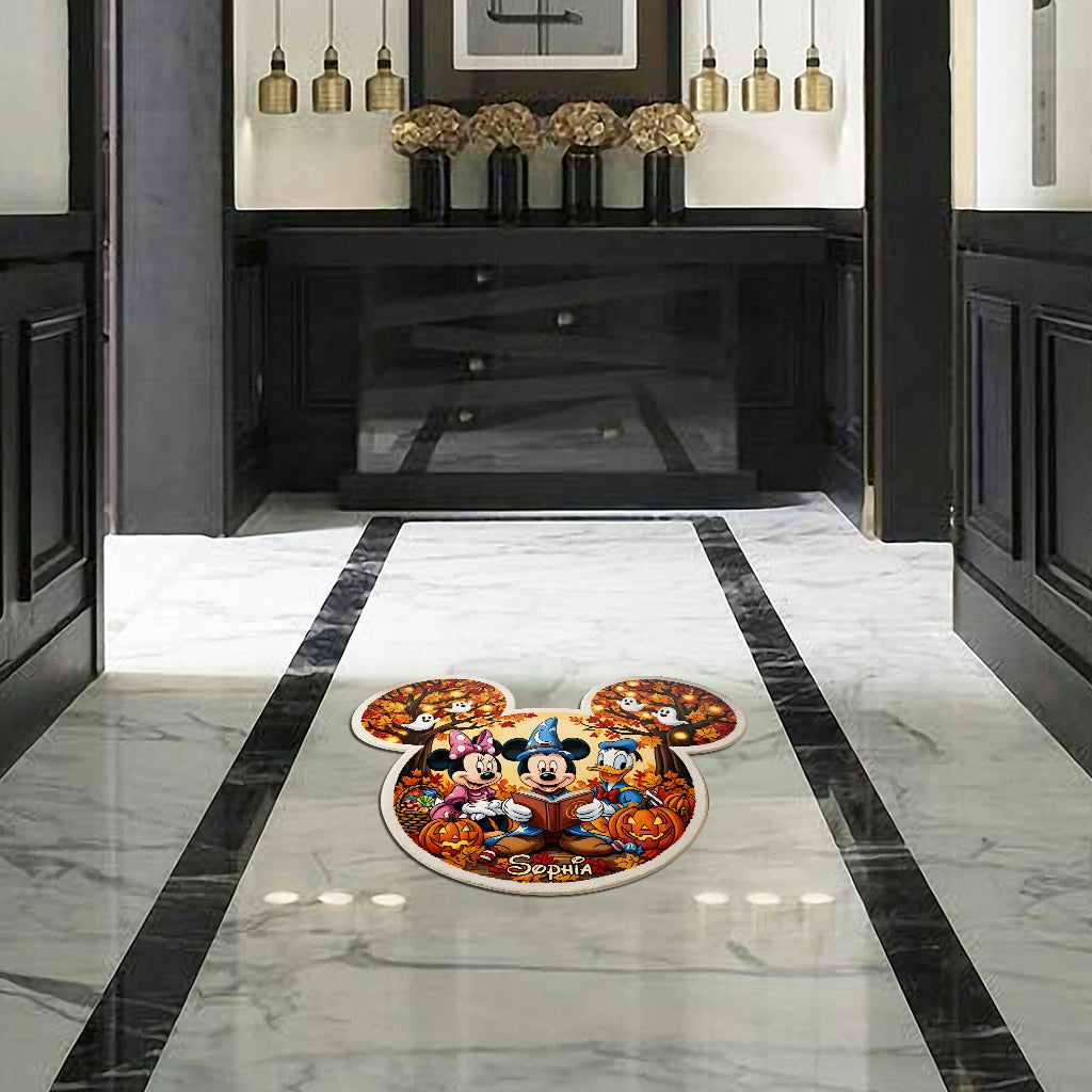 Til The Season - Personalized Mouse Shaped Doormat/ Rug