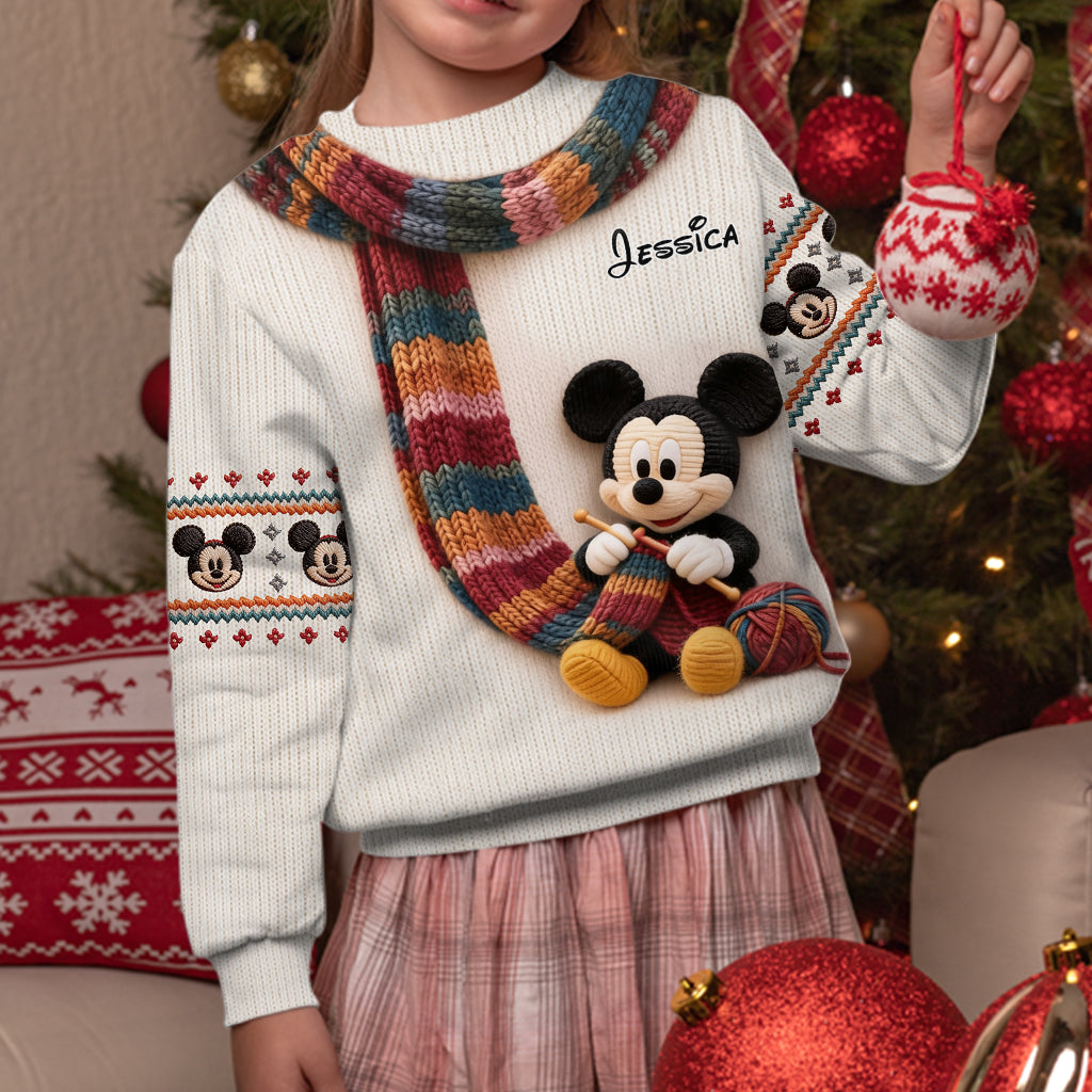 Belive In Magic - Personalized Mouse Ugly Sweater