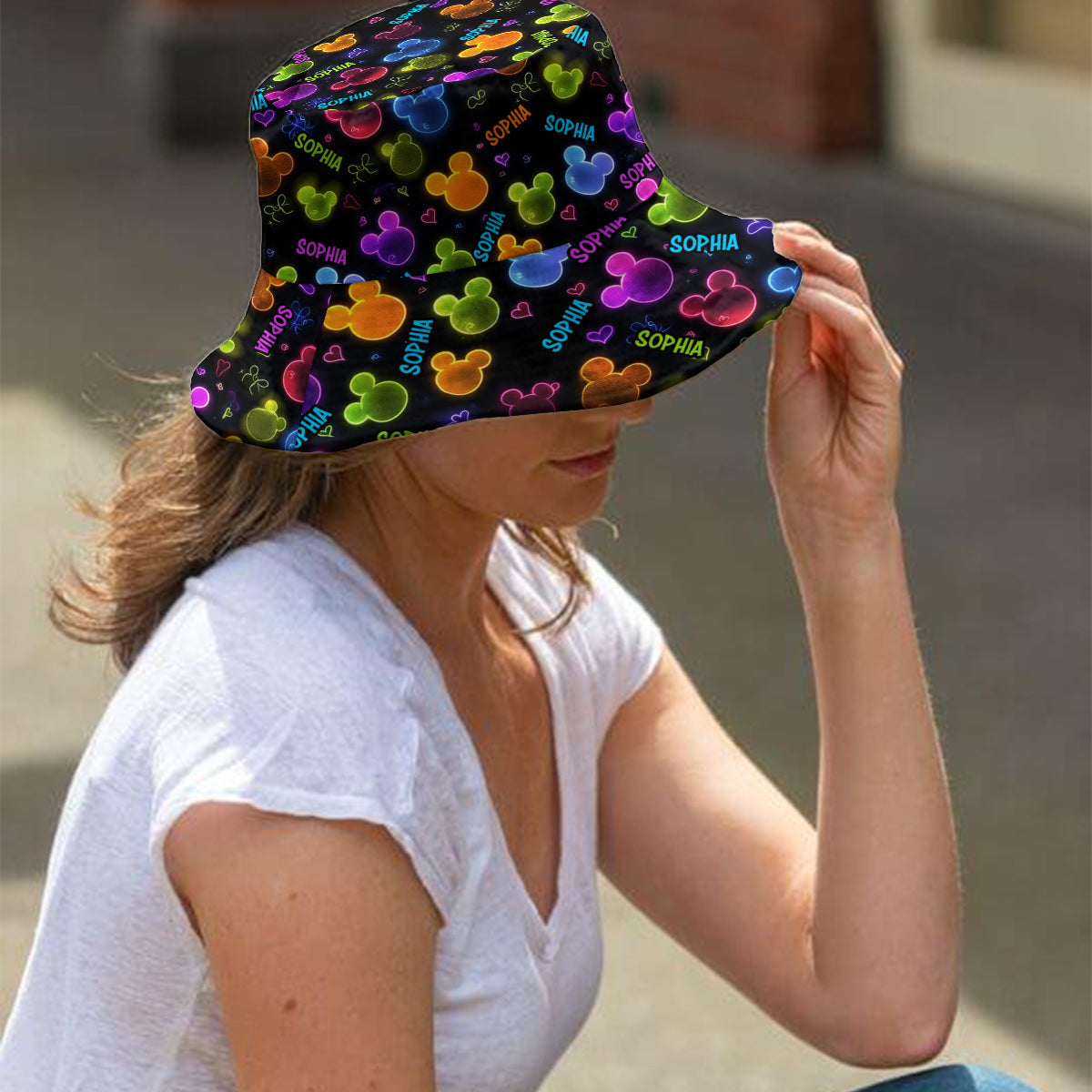 Magical Dream Suitable to Go Out - Personalized Mouse Bucket Hat
