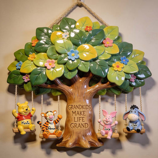 Grandkids Make Life Grand - Personalized Grandma Pallet Wood Sign