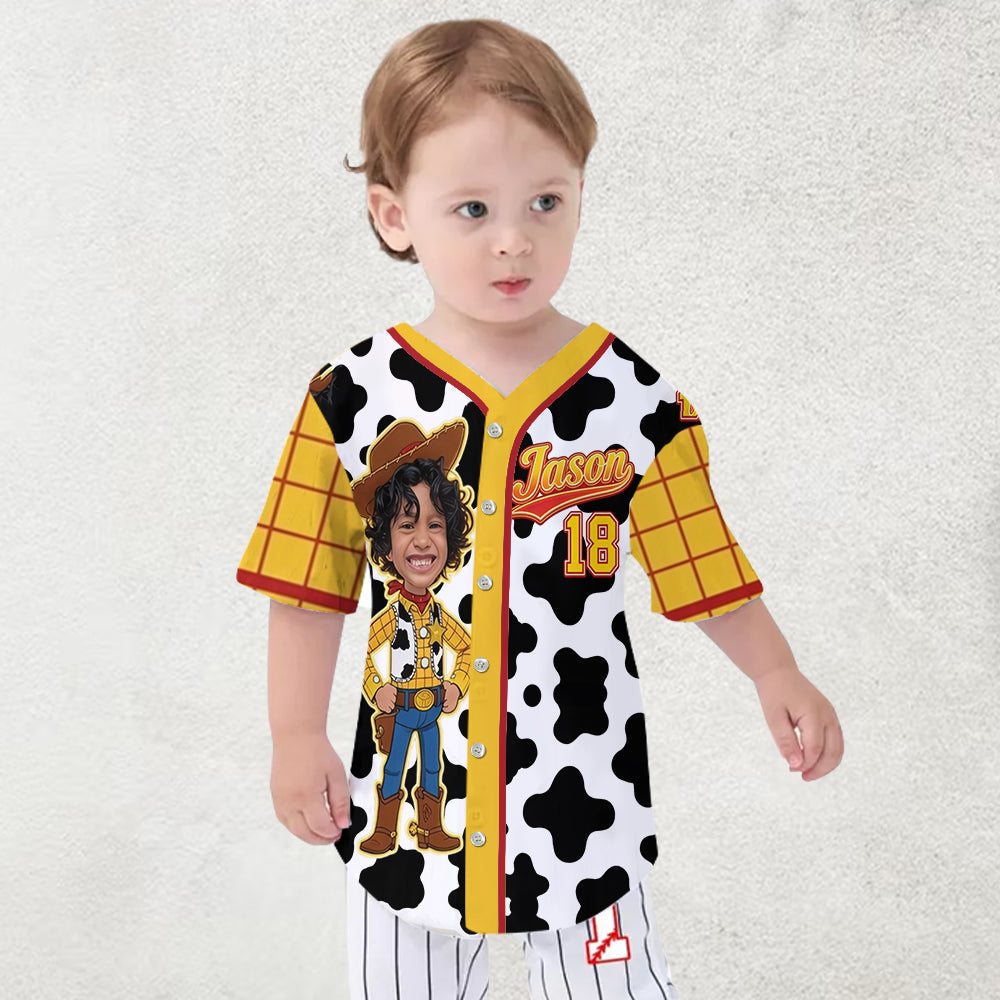 To Infinity And Beyond - Personalized Movie For Kids Baseball Jersey