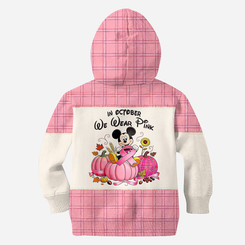 In October We Wear Pink - Personalized Breast Cancer Awareness All Over Shirt