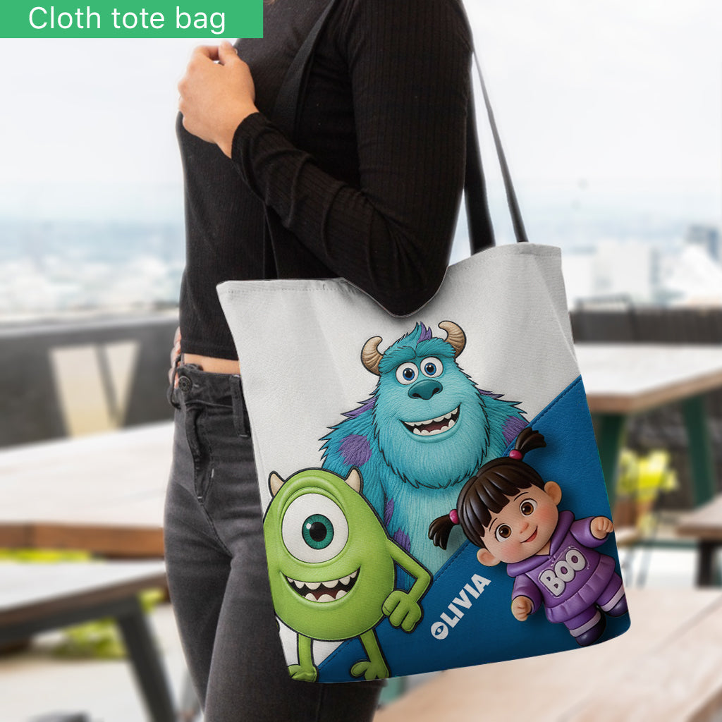 Cute Monsters - Personalized Imp Lover Tote Bag