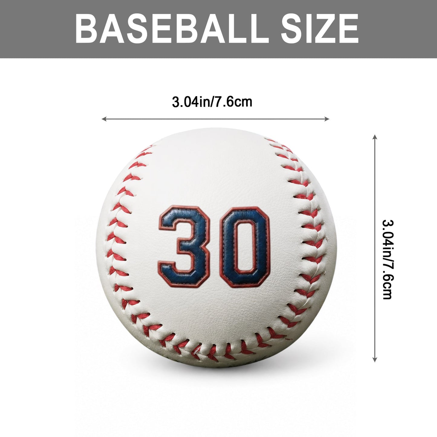 Any Photo Love Baseball - Personalized Baseball Multi-Sport Ball
