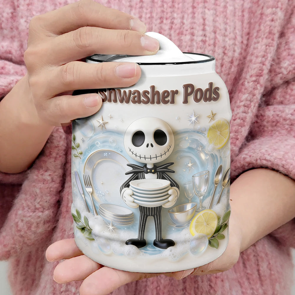 Dishwasher Pods - Personalized Nightmare Dishwasher Pod Container