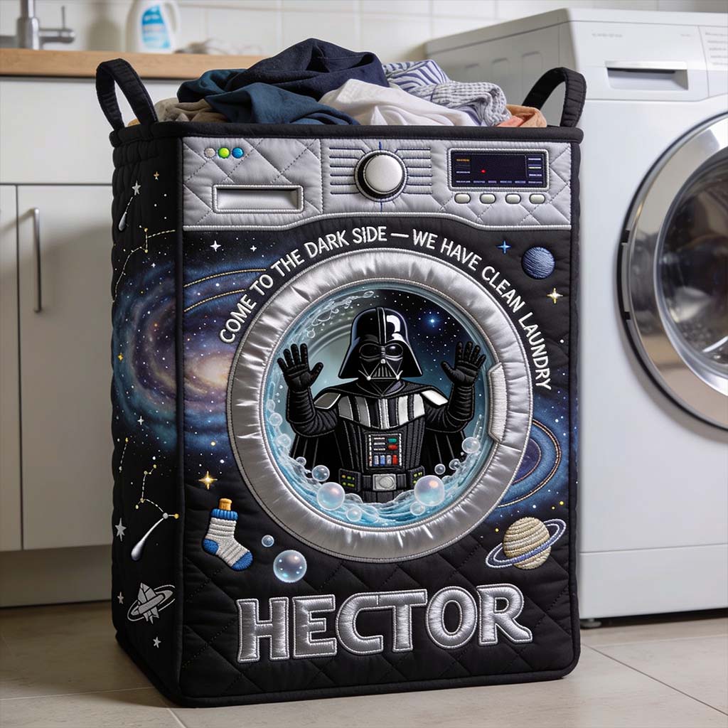 Come To The Dark Side, We Have Clean Laundry - Personalized The Force Storage Basket