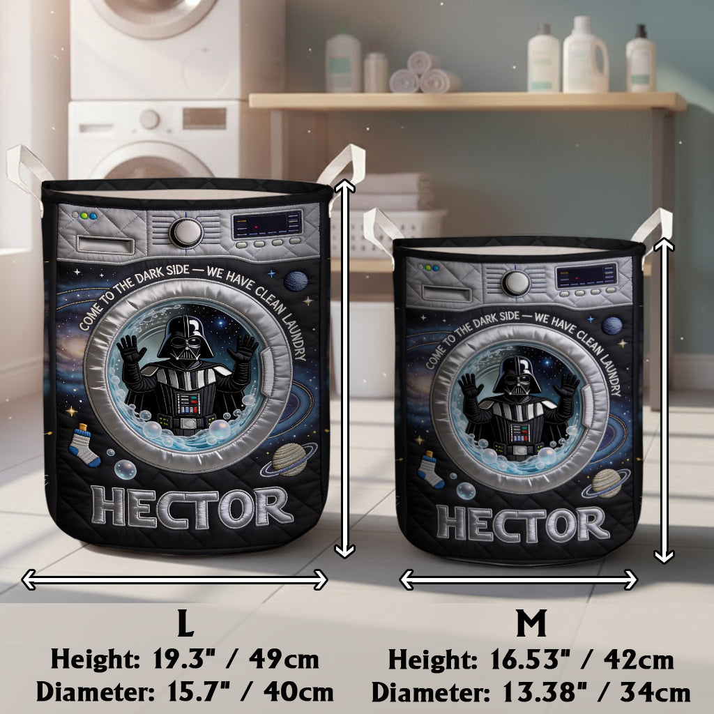 Come To The Dark Side, We Have Clean Laundry - Personalized The Force Storage Basket