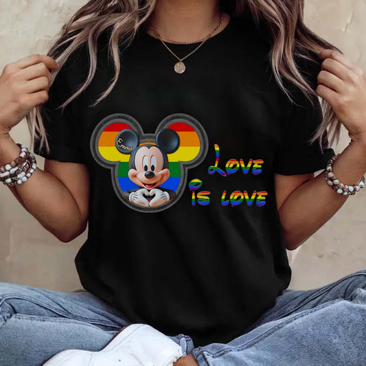 Love Is Love - Personalized LGBT Support T-shirt And Hoodie
