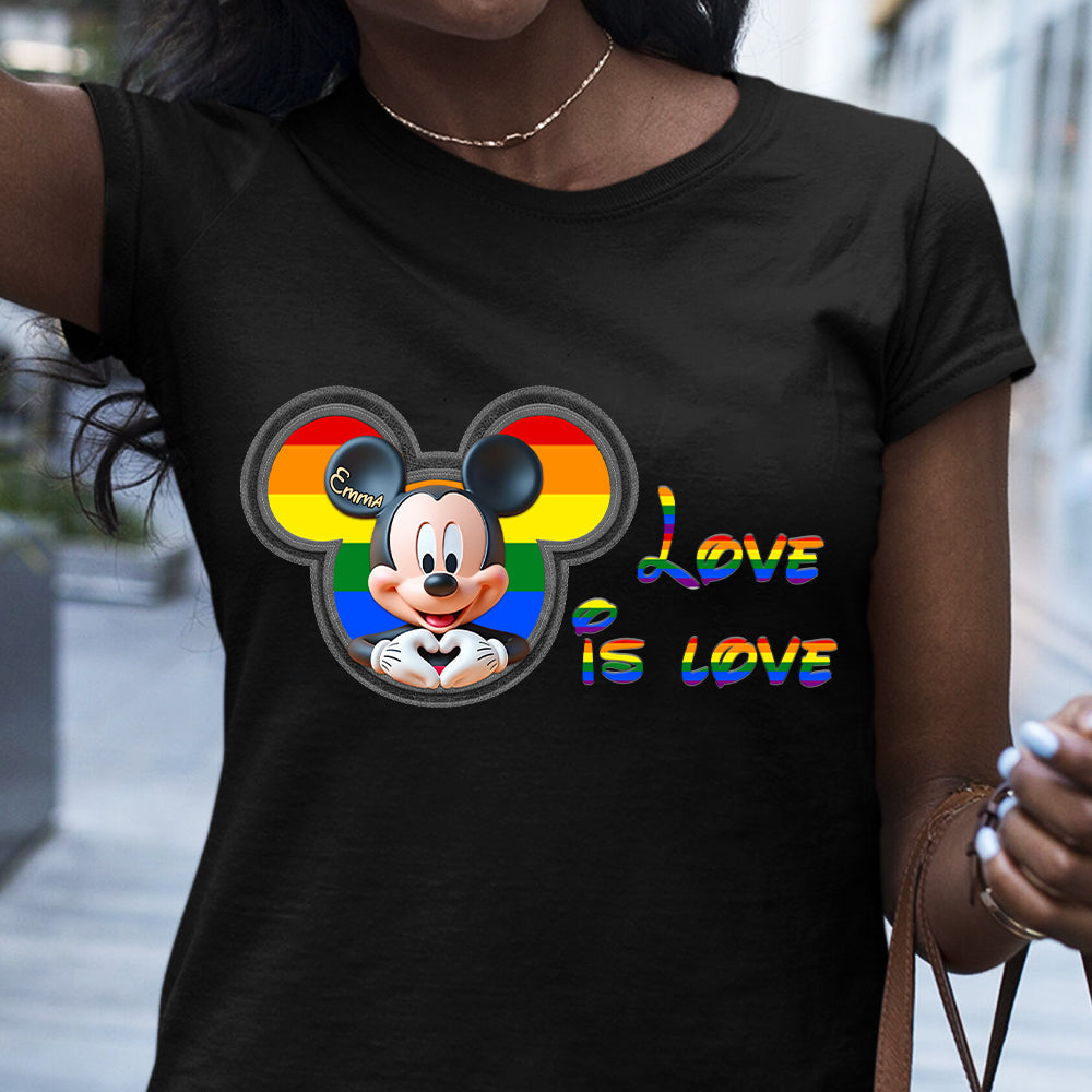 Love Is Love - Personalized LGBT Support T-shirt And Hoodie