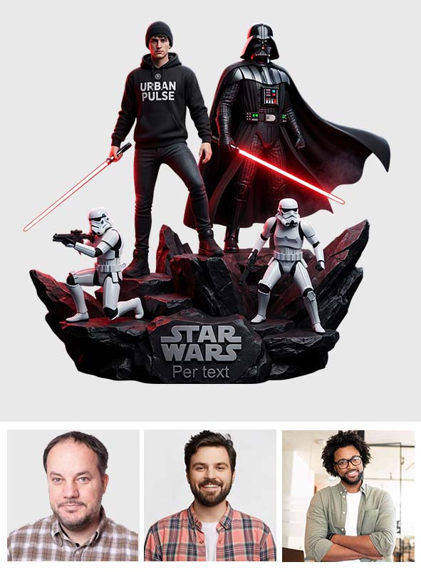 The Power Of The Dark - Personalized The Force Custom Shaped Acrylic Plaque