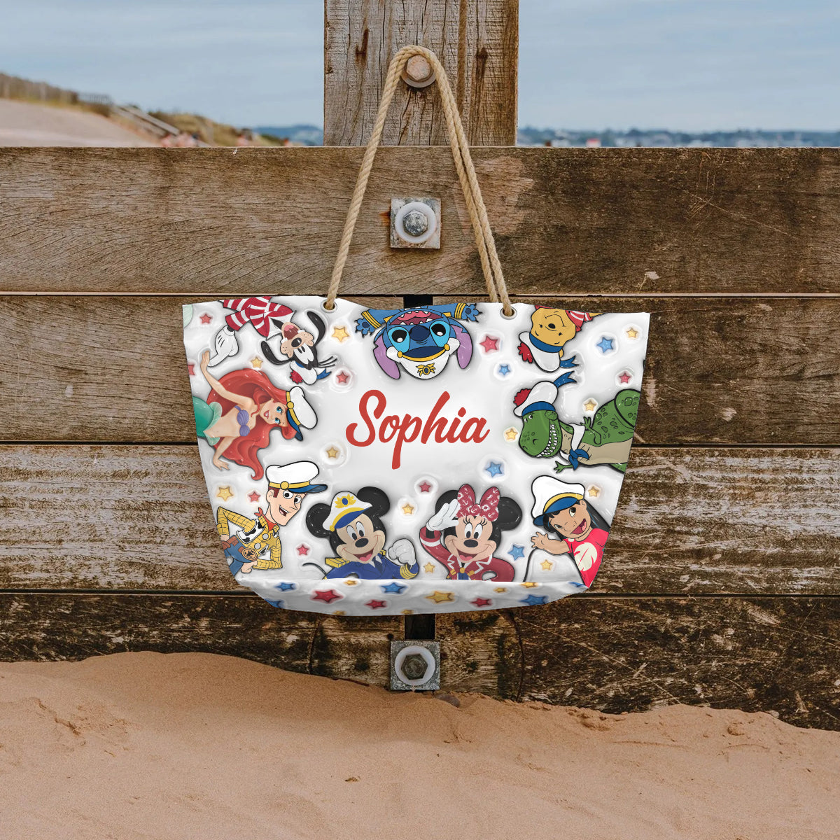 Cruise Squad - Personalized Mouse Beach Bag